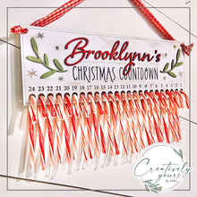 Load image into Gallery viewer, Candy Cane Christmas Countdown
