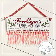 Load image into Gallery viewer, Candy Cane Christmas Countdown