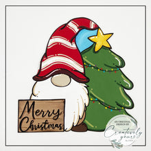 Load image into Gallery viewer, Christmas Gnome Door Hanger