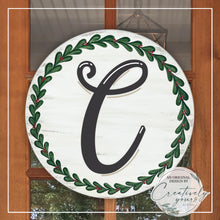 Load image into Gallery viewer, Monogram Door Hanger