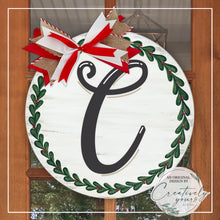 Load image into Gallery viewer, Monogram Door Hanger
