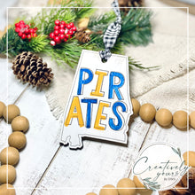 Load image into Gallery viewer, State Ornament - Pirates