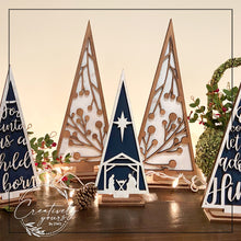 Load image into Gallery viewer, Nativity Trees Set