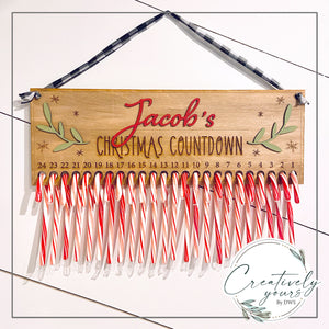 Candy Cane Christmas Countdown