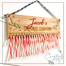 Load image into Gallery viewer, Candy Cane Christmas Countdown
