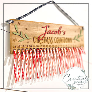 Candy Cane Christmas Countdown