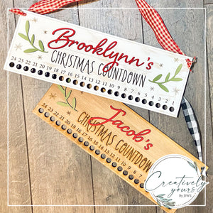 Candy Cane Christmas Countdown