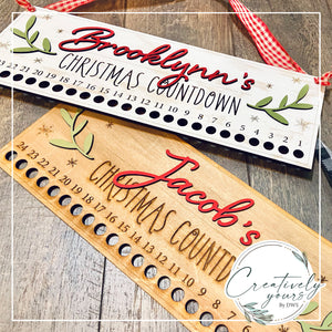 Candy Cane Christmas Countdown