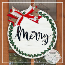 Load image into Gallery viewer, Merry Christmas Double Door Hangers

