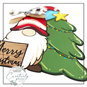 Christmas Gnome Door Hanger