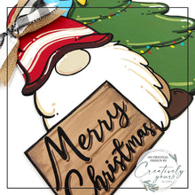 Load image into Gallery viewer, Christmas Gnome Door Hanger
