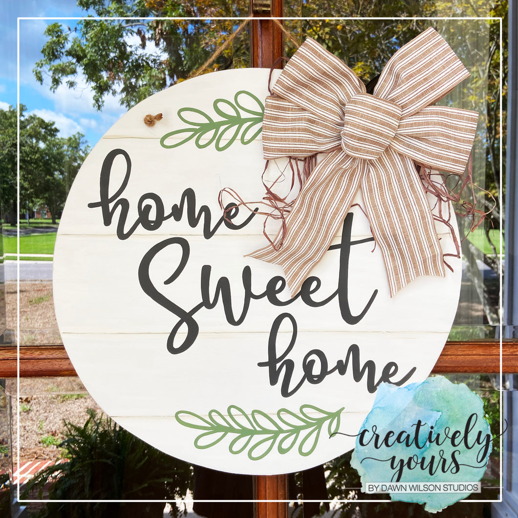 Home Sweet Home Door Hanger