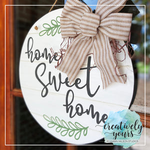 Home Sweet Home Door Hanger