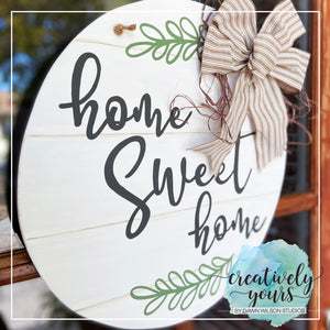 Home Sweet Home Door Hanger