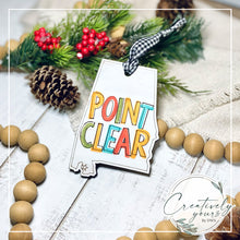 Load image into Gallery viewer, State Ornament - Point Clear
