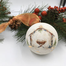 Load image into Gallery viewer, Nativity Manger Ornament
