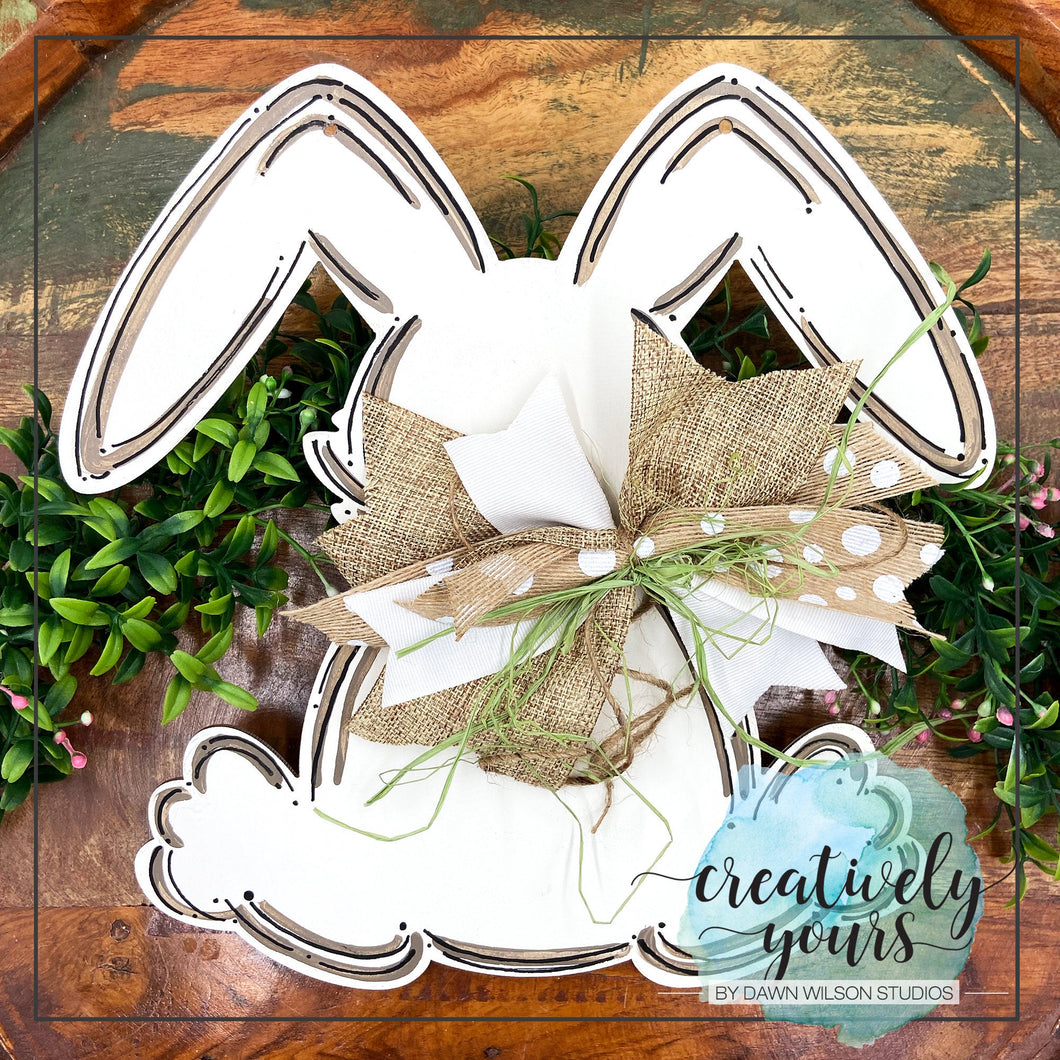 Bunny Door Hanger - Farmhouse
