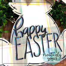 Load image into Gallery viewer, Bunny Door Hanger - Gray
